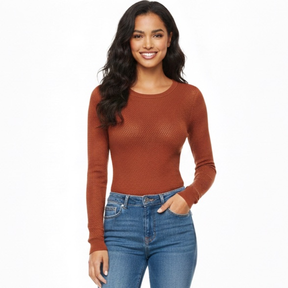 Theory mesh-knit sweater - size small